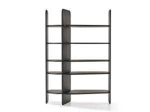 Деревянный книжный шкаф