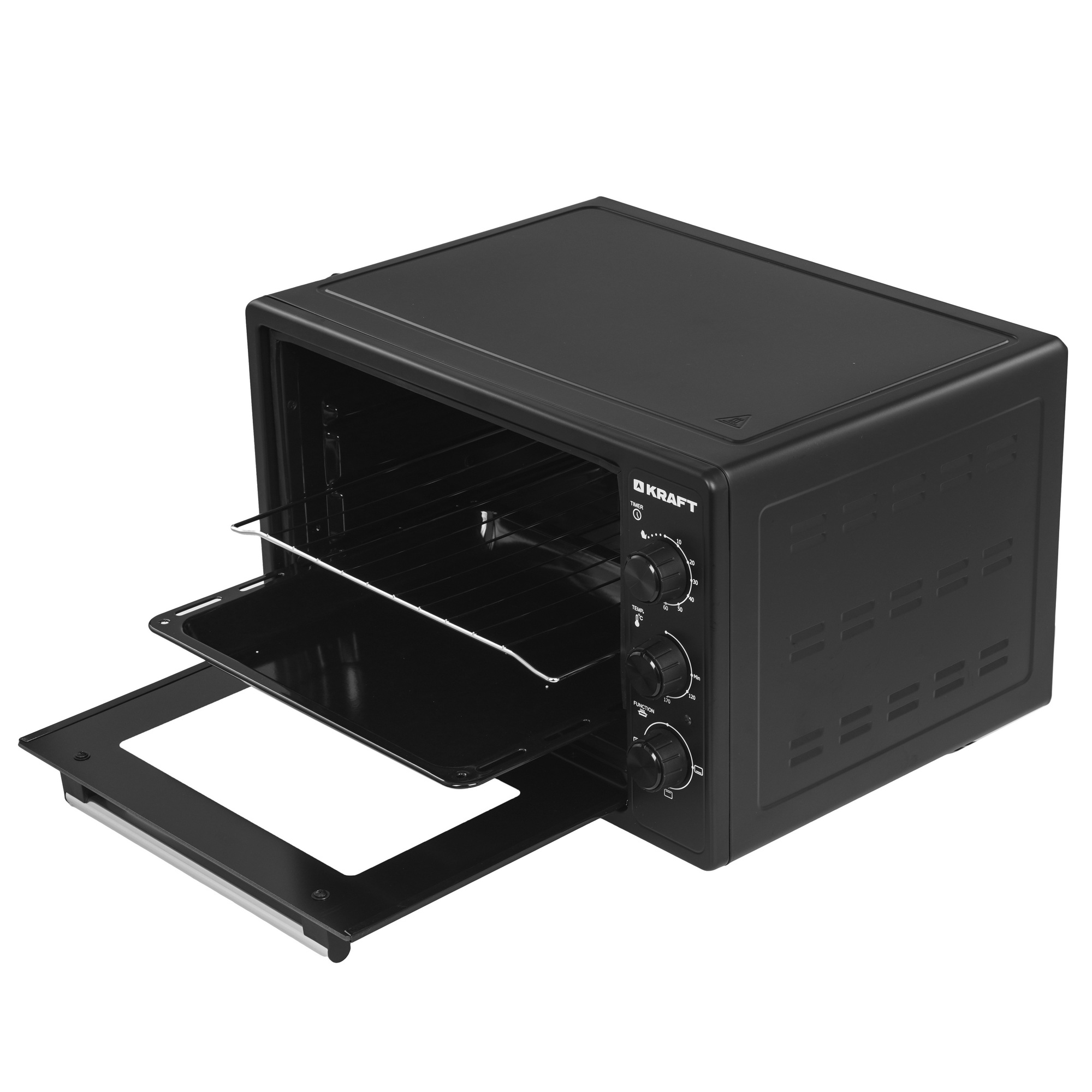 9265941 Мини-печь Kraft KN-MO 3900 FBL черный STDN-0107247 - Вид №4
