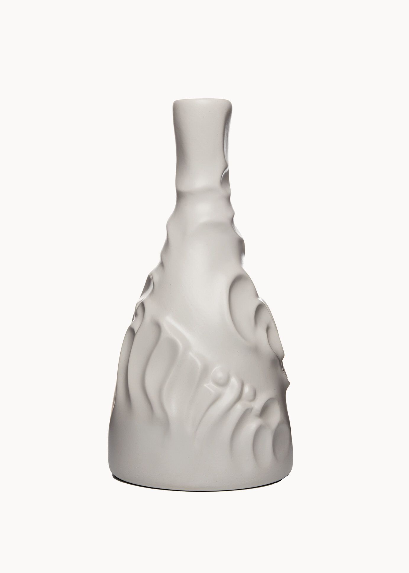 Матовая белая глазурованная керамическая скульптурная бутылка BD Barcelona CASA DE FAMILIA ARCH-00018997 - Вид №1
