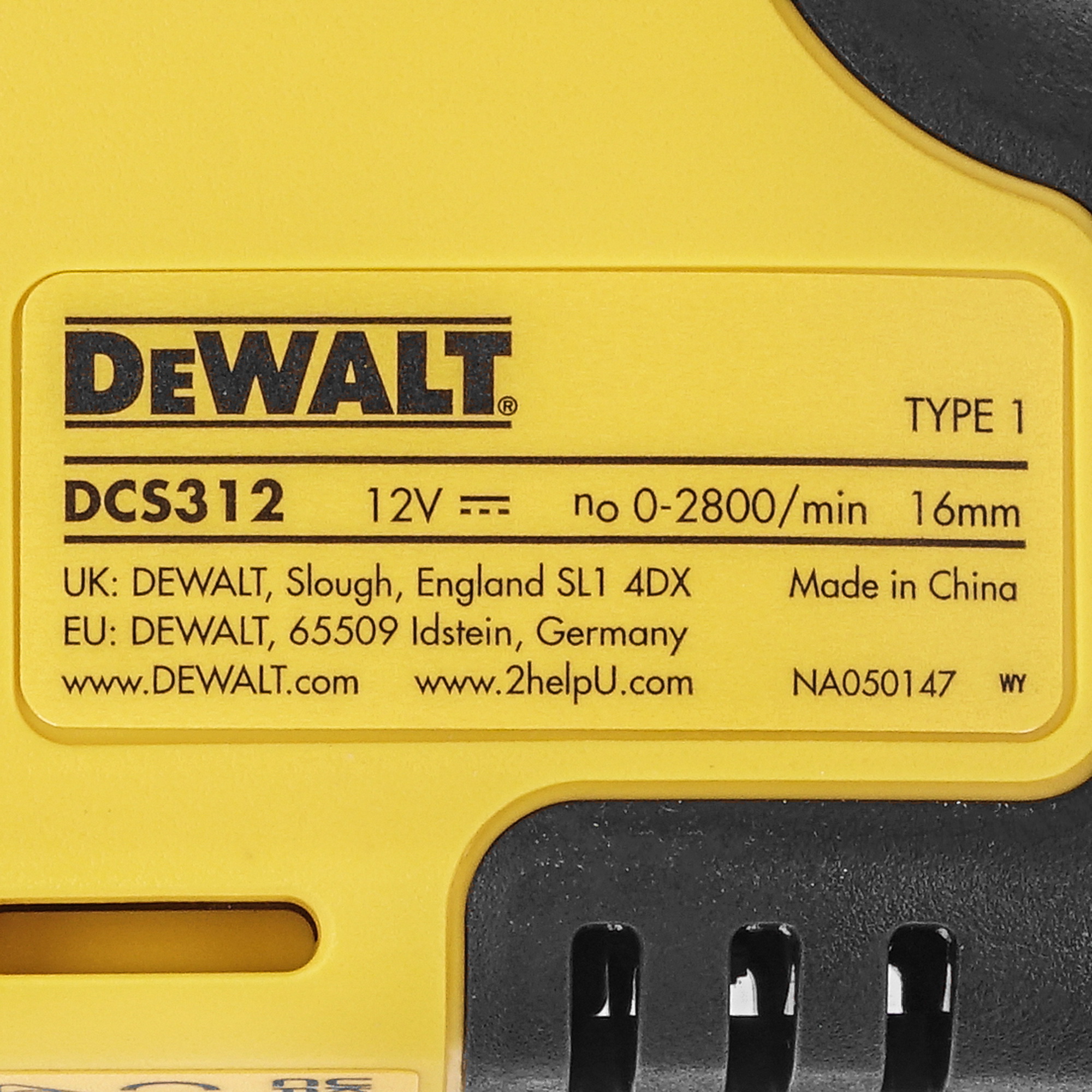 Сабельная пила DeWalt DCS312N XR 10.8/12V  , Без ЗУ, Без АКБ 5443650 STDN-0000489 - Вид №2