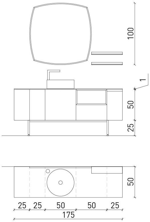 Archeda Тумба под умывальник из лакированной древесины Gola sun-id-1426866 - Вид №3