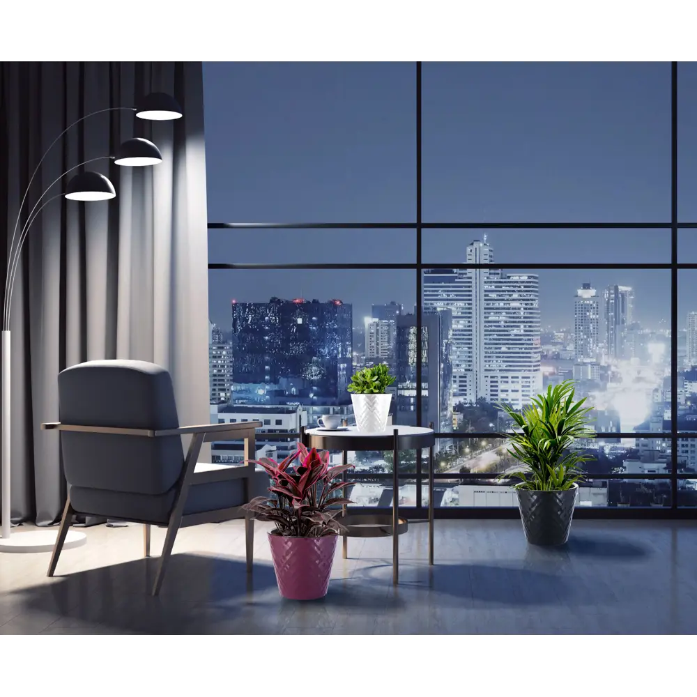 Ingreen Manhattan - цветочный горшок для комнатных растений с подставкой 89344584 STLM-1357715 - Вид №5