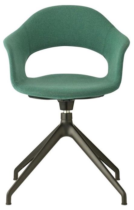 SCAB DESIGN Стул на козелке из ткани с подлокотниками Lady b sun-id-1415768 - Вид №2