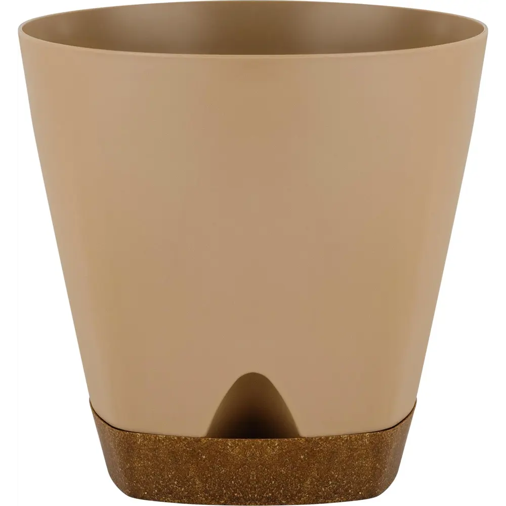 Горшок для цветов INGREEN Wood 1.35 л - коричневый 89416377 STLM-1576430