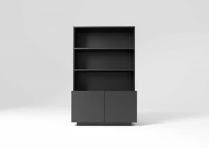 MASCAGNI Отдельностоящий офисный книжный шкаф из дерева Mast