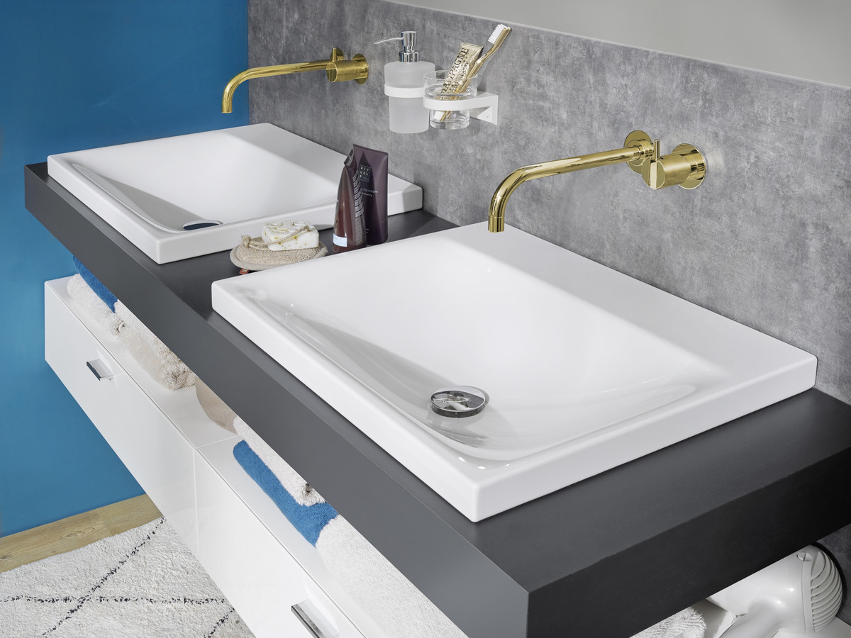 Умывальник KALDEWEI Сталь эмалированная 3040 455 холодный серый 70 30403319455 - Вид №3