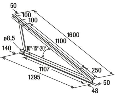 Аксессуар для алюминиевой фотоэлектрической системы FISCHER Fischer STFN ARCH-00149602 - Вид №11