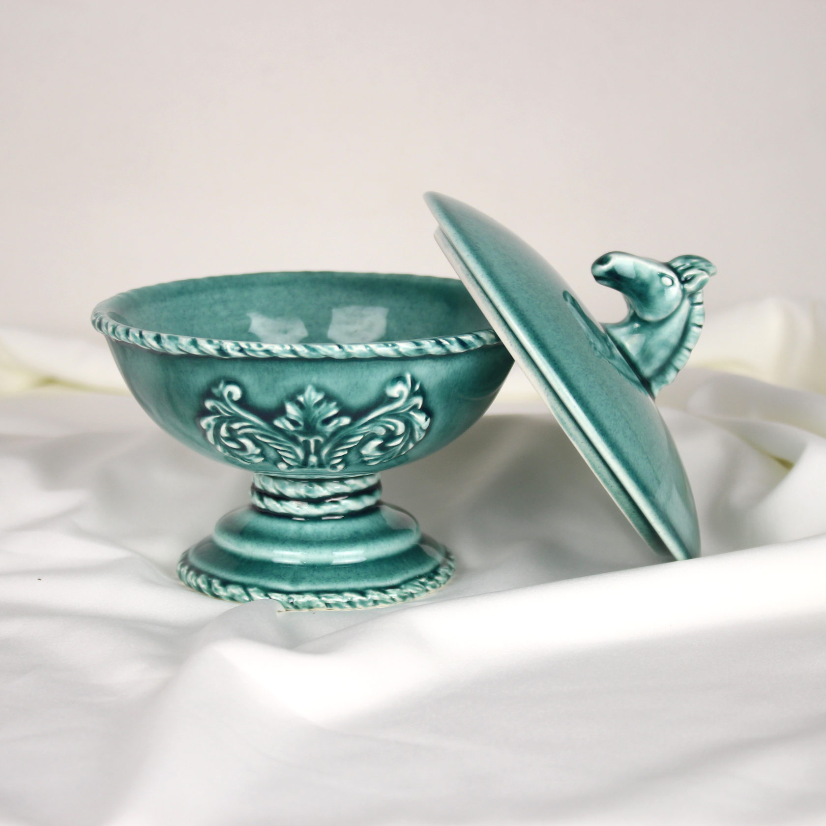 sun-id-994579 Икорница Фарфоровая PROVANSFAIENCE Россия  - Вид №4