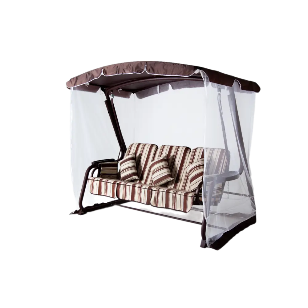 Качели садовые Emmi 3-х местные шоколадный Santreyd Качели садовые 3-х местные STLM-2193499 - Вид №17