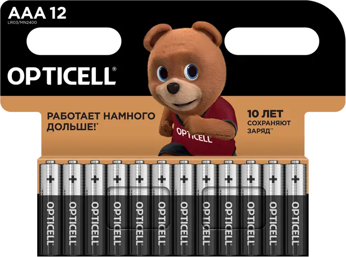 Алкалиновые батарейки Santreyd Opticell Basic AAA 12 шт - надежное питание для устройств 89361711