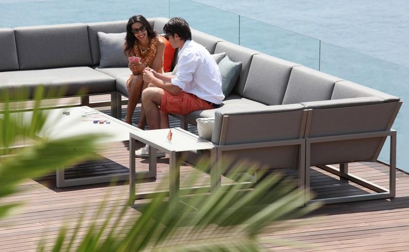 Royal Botania Угловое садовое кресло с обивкой из батилина® Ninix lounge sun-id-1411559 - Вид №2