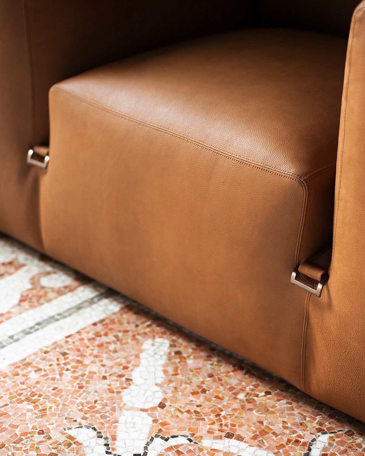 Кожаный модульный диван Tacchini Le Mura ARCH-00017013 - Вид №7