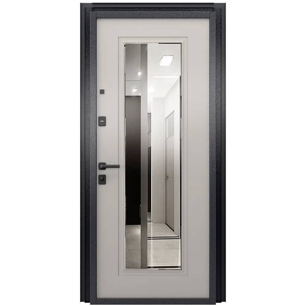 Входная дверь Гибсон 86x205 см левая айвори с зеркалом TOREX STLM-2058302 - Вид №2