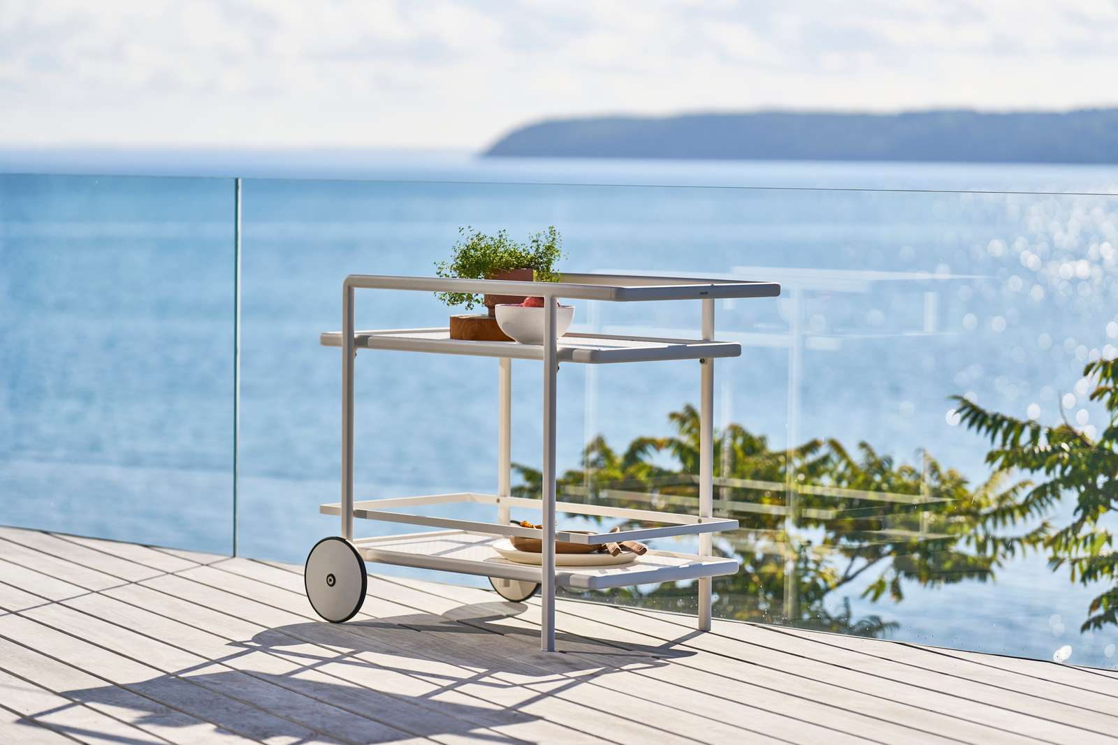 Алюминиевая садовая тележка для еды Mindo Mindo 120 ARCH-00022413 - Вид №1