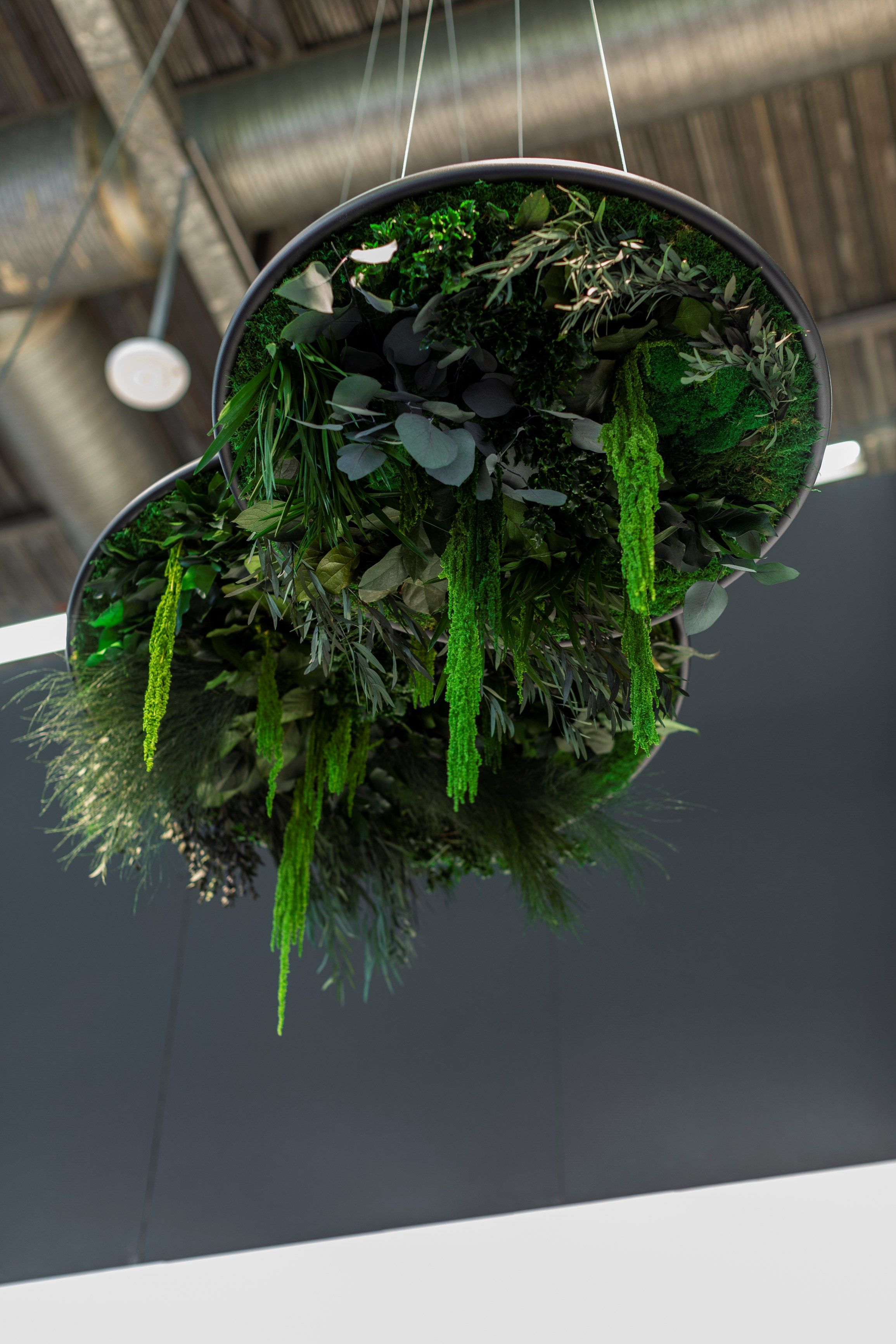 Акустическая подвесная панель в стабилизированных растениях GREENMOOD G-Line ARCH-00025035