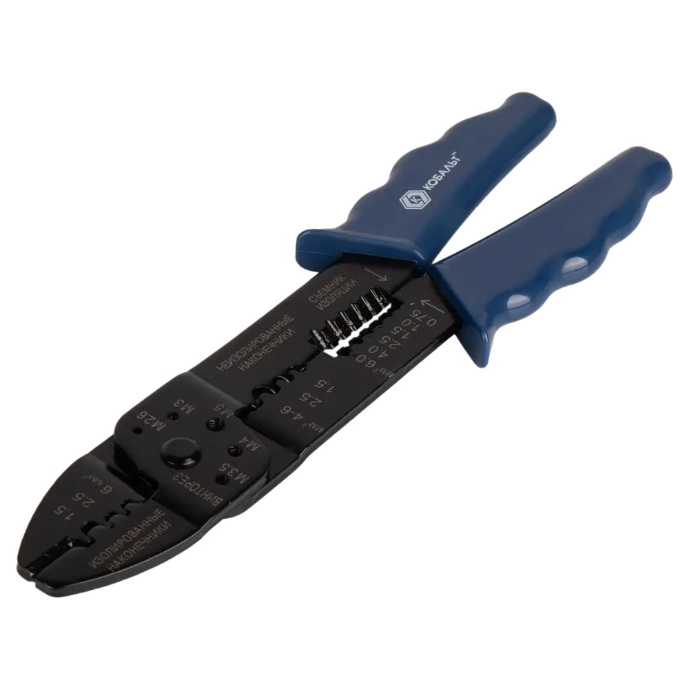 Электропассатижи Кобальт для профессионального снятия изоляции 230 мм 89374013 STLM-1349070