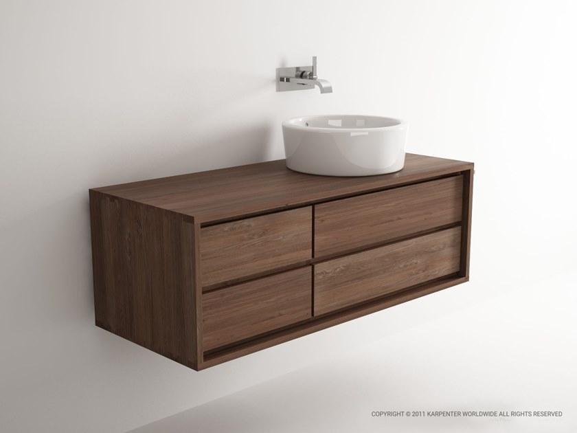 KARPENTER Мебель для умывальника одинарная настенная с ящиками Parker sun-id-1347136 - Вид №2