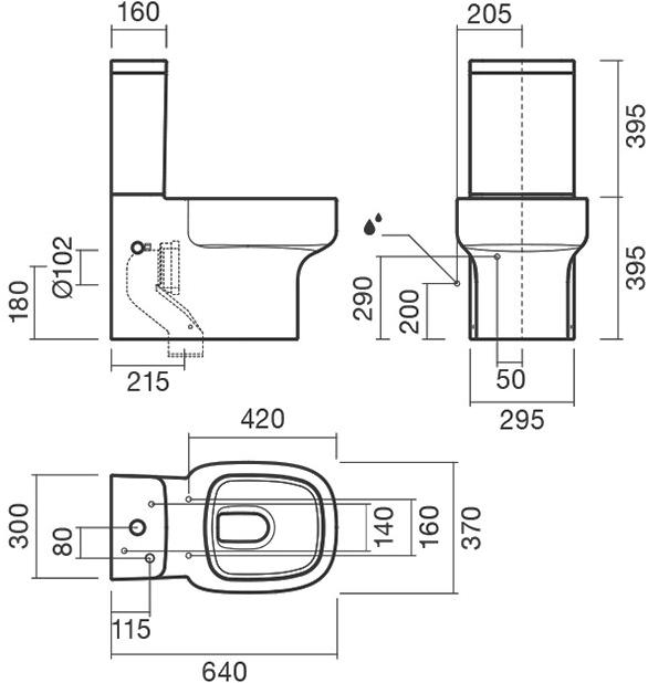 NC222661arona Компакт унитаз с бачком Белый Paini ARONA Италия;Португалия - Вид №4