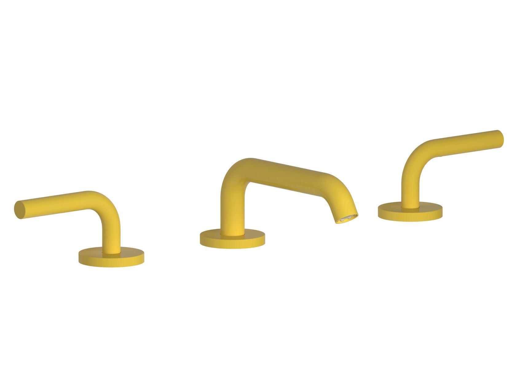 Смеситель для раковины с 3 отверстиями для пола с автоматическим сливом IB цвет ARCH-00068179