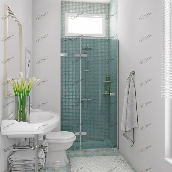 Душевая дверь в нишу 100x200 GK-862A стекло прозрачное 6 мм GUTEWETTER TREND DOOR 100X200GK862A