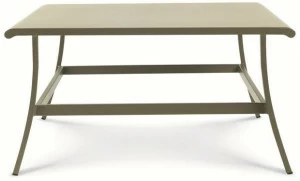 Ethimo Садовый столик квадратный из стали Elisir