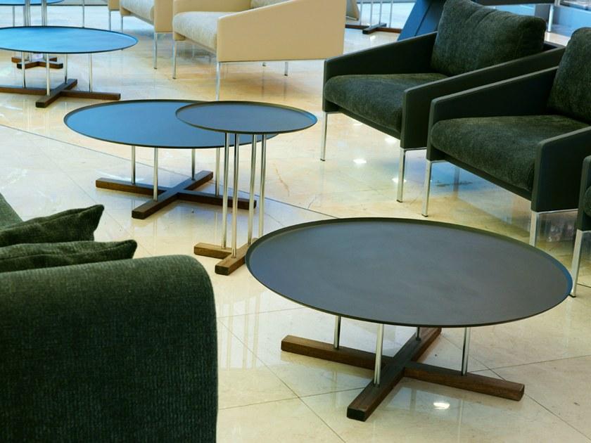 B&T Design Низкий круглый лакированный журнальный столик sun-id-1385464 - Вид №4