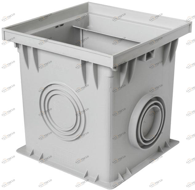 First Corporation Традиционный серый монолитный колодец из полипропилена First plast Pzn30