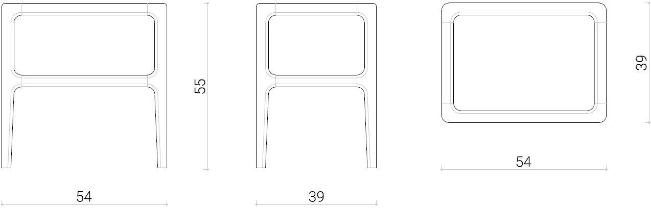 Morelato Прямоугольная тумбочка из дерева и стекла Bellagio 1301/f - Вид №2