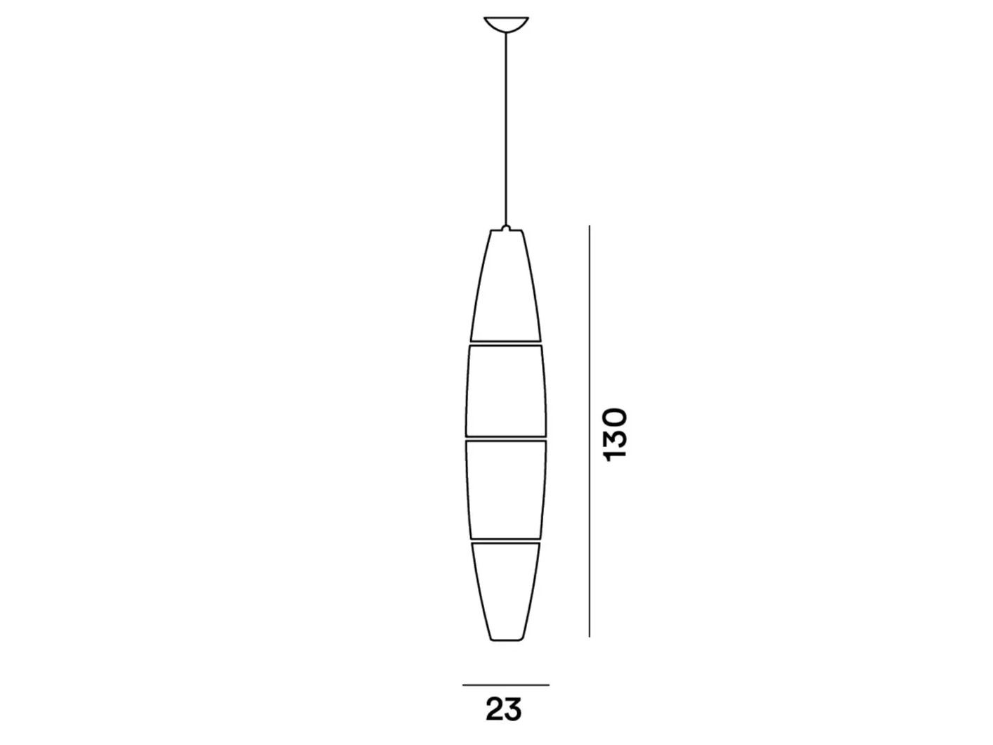 Подвесной светильник из полиэтилена Foscarini Гавана ARCH-00090611 - Вид №2