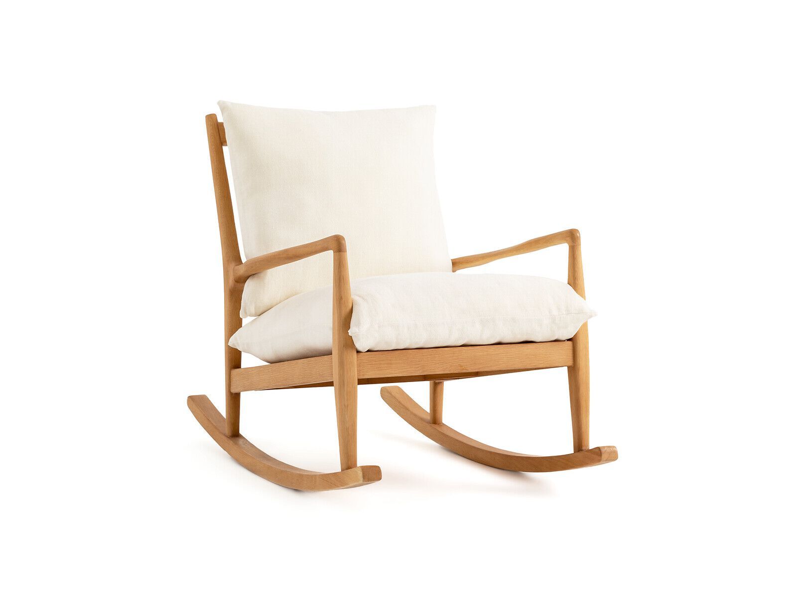 Льняное кресло-качалка с подлокотниками AMPM DILMA ARCH-00029147 - Вид №4
