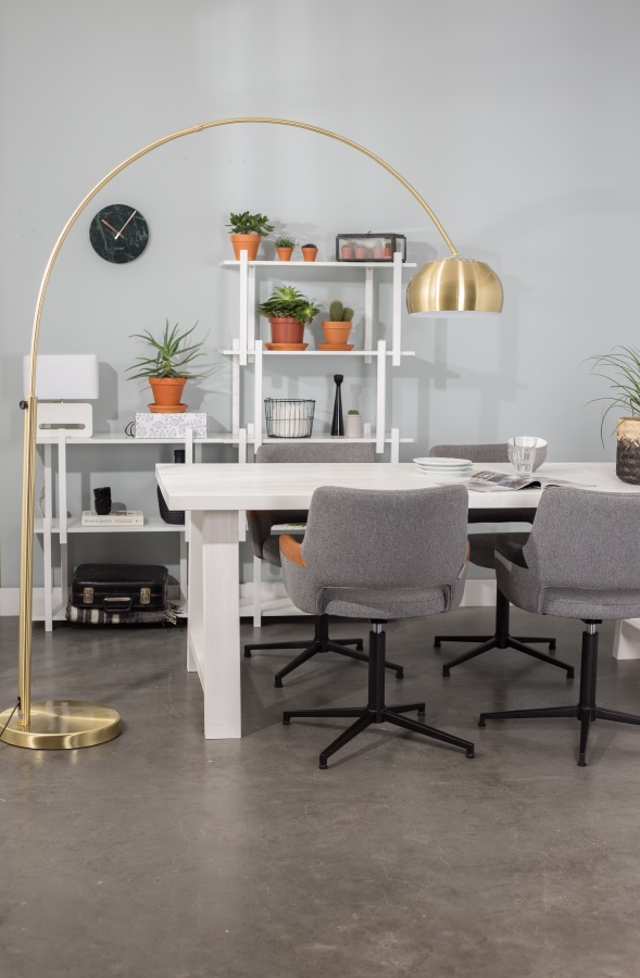 Лампа напольная Metal Bow, латунь Zuiver 5100047 - Вид №1