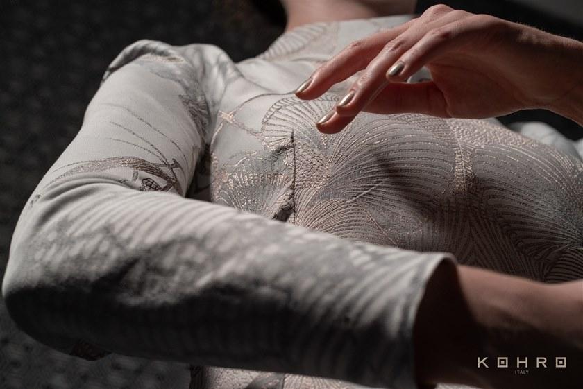 KOHRO Однотонная хлопковая ткань A gong on the river K0064739  - Вид №7