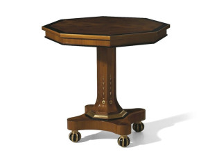 Журнальный столик из тиса и розового дерева