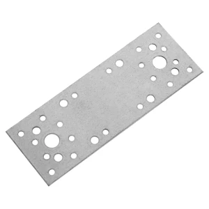 Пластина крепежная 180х65х2 мм, оцинкованная сталь