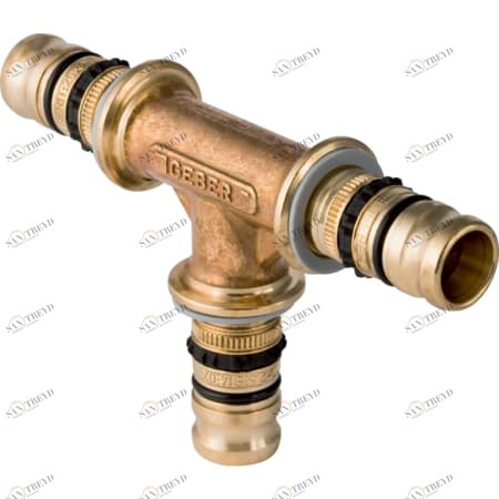 GEBERIT 613.310.00.5 Тройник равнопроходной Geberit Mepla 