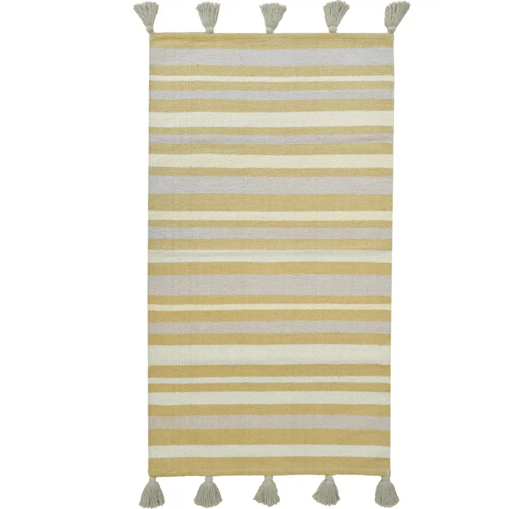 Коврик декоративный хлопок Inspire Madyline 70х140 см цвет бежевый 82481291 STLM-2153547 