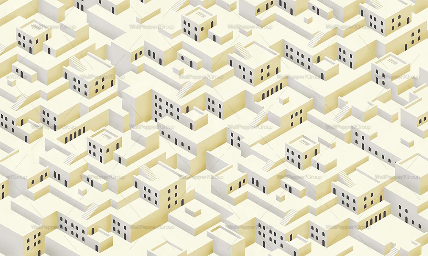 Геометрические обои ПВХ бесплатно, экологически чистые, моющиеся WallPepper SIGHT ARCH-00130698 - Вид №2