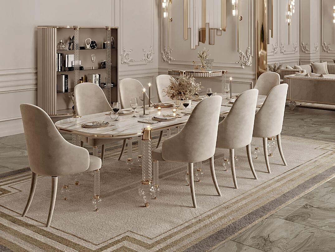 Мягкий стул из ткани Zebrano Velovis ARCH-00019139 - Вид №2