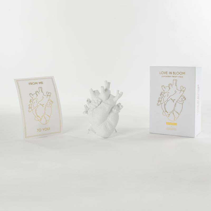 Ваза фарфоровая 25х16,5 см белая Love in Bloom SELETTI ДИЗАЙНЕРСКИЕ 00-3883256 Белый  - Вид №5