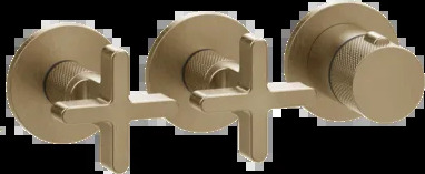 Смеситель для душа 58434 726 Gessi Inciso ТЕПЛАЯ БРОНЗА BR. PVD