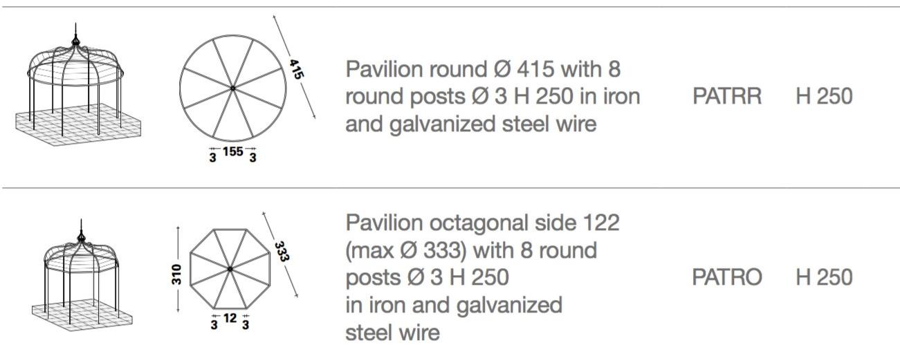 Unopiù Железная беседка Solaire sun-id-1408094 - Вид №3