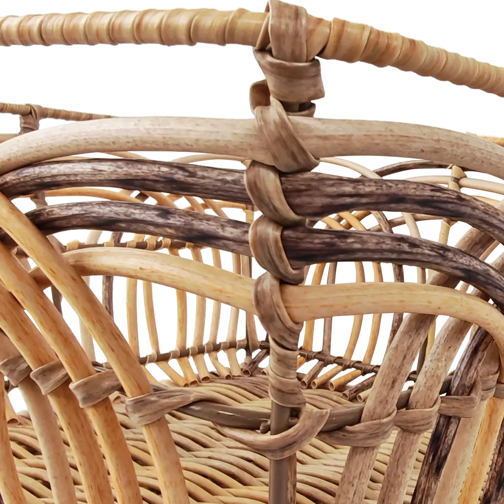 KONSENSA Органайзер из ротанга 31×31×14 см для элегантного хранения 89387987 STLM-1575320 - Вид №3