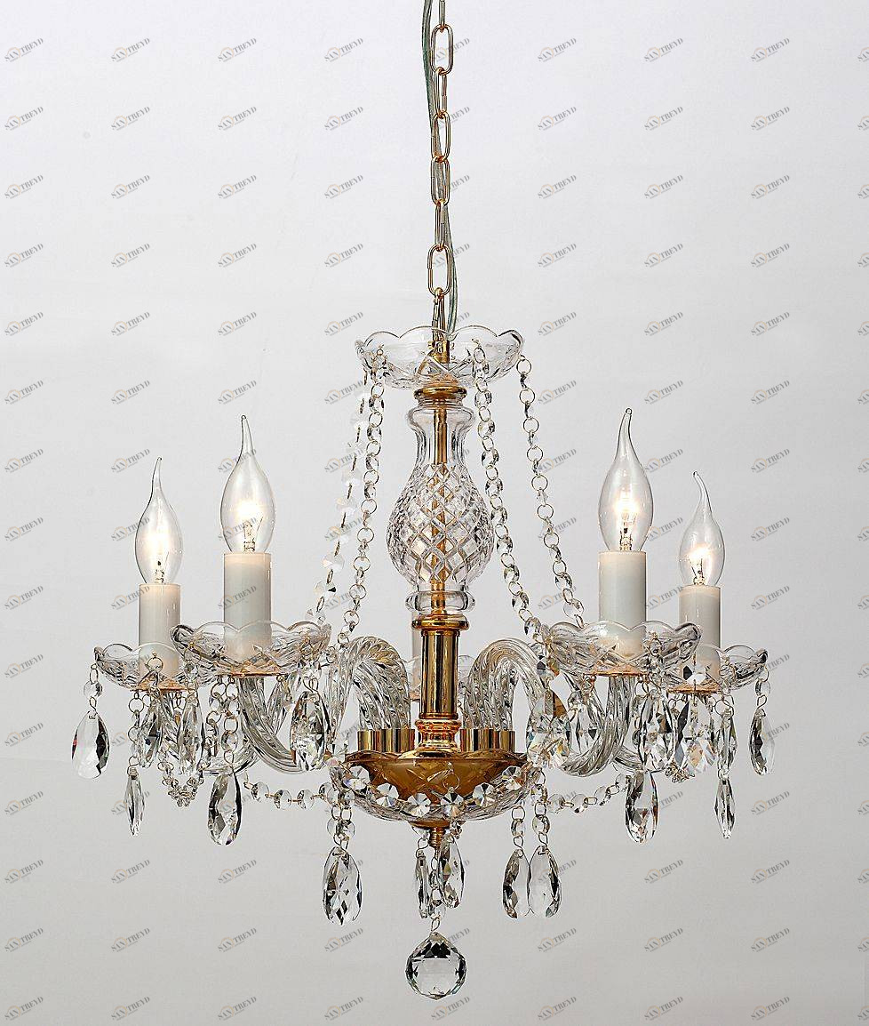 Подвесная люстра Favourite Monreal 1735-5P FAVOURITE ДИЗАЙНЕРСКИЕ, MONREAL 059135 Прозрачный 