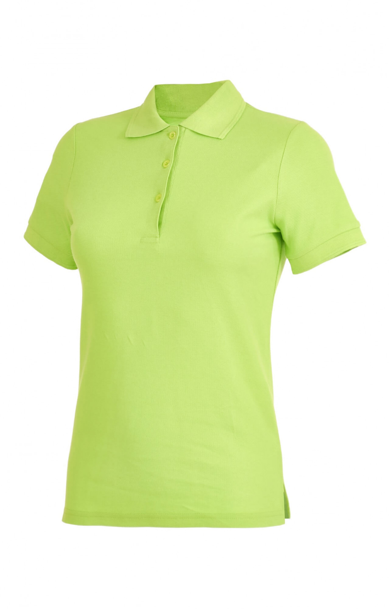 62180 Тенниска-поло женская салатовая LUXE  Одежда для салонов красоты  размер S 