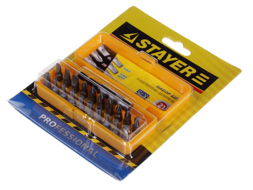 Набор бит STAYER PROFESSIONAL 2-26087-H21 6615629 STDN-0098566 - Вид №2