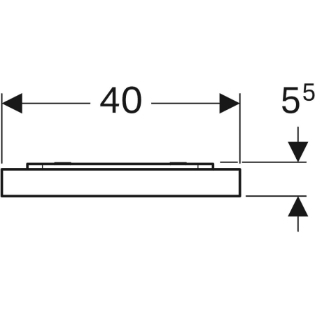 500.520.00.1 Зеркало с подсветкой Geberit Xeno² Geberit  - Вид №2