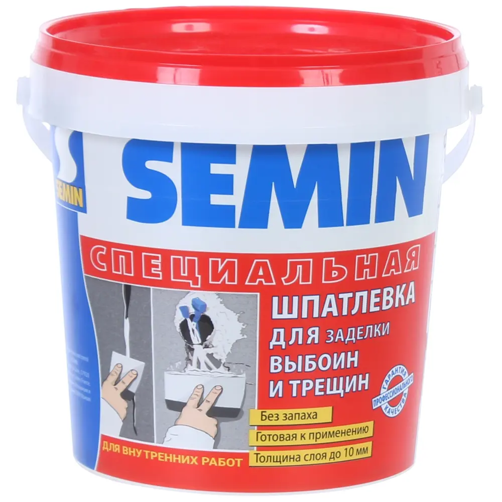 Шпатлевка для выбоин трещин Semin 1.5 кг 81964407 STLM-2041051 