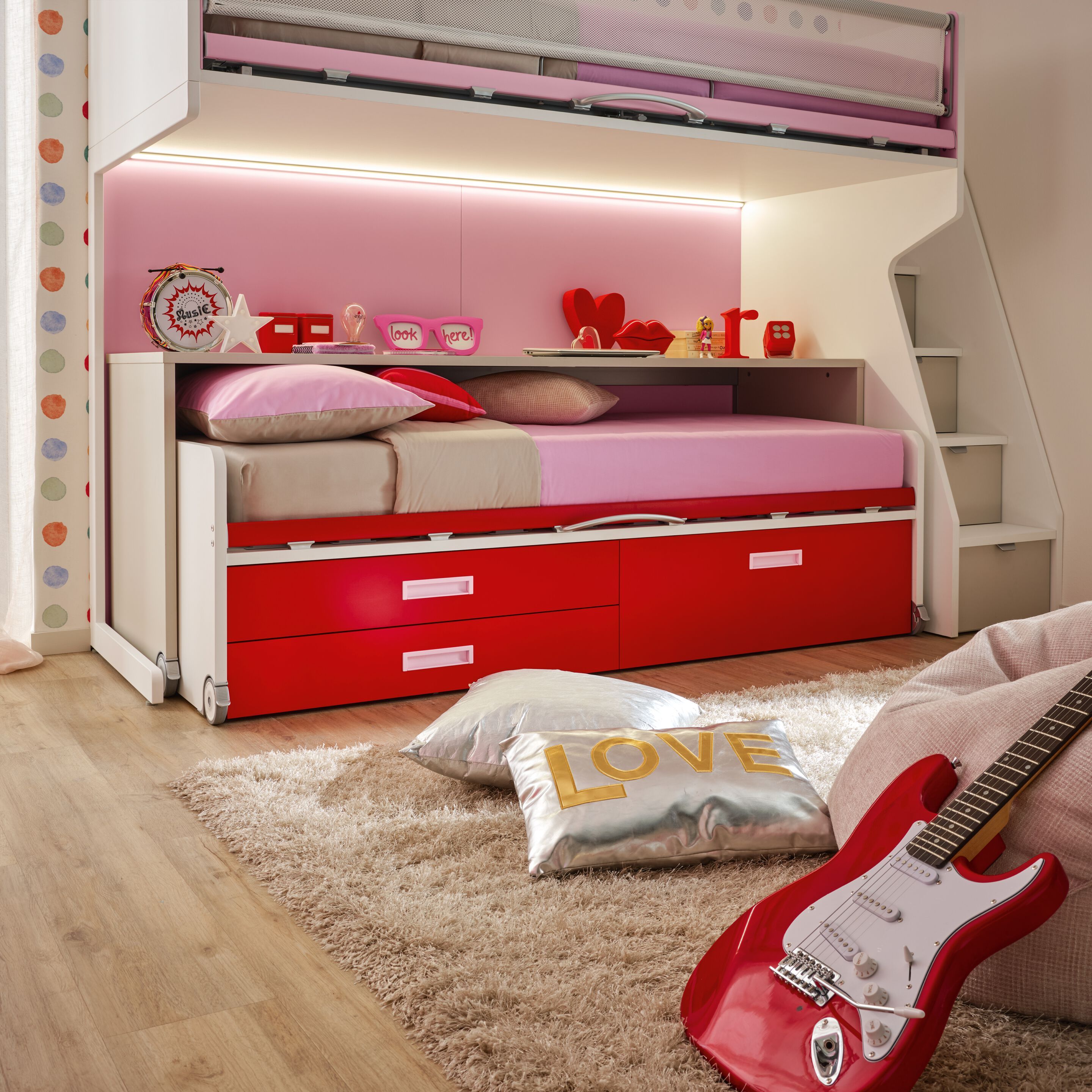 Состав с двухъярусной кроватью Level Moretti Compact KC508 ARCH-00131795 - Вид №3