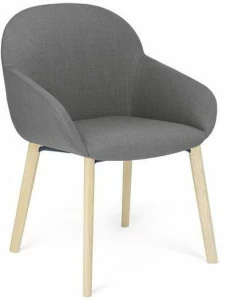 Crassevig Стул с обивкой и подлокотниками Elba