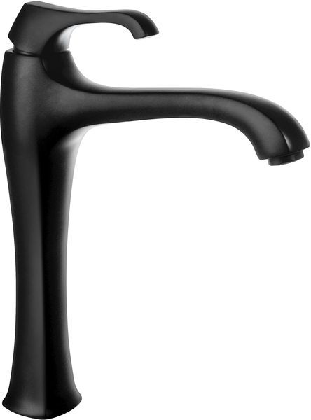 76006NEO Высокий смеситель Ares с донным клапаном для раковины, цвет черный матовый EMMEVI